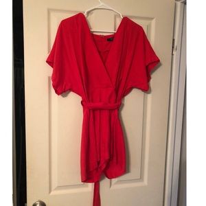 Forever 21 red romper Size small